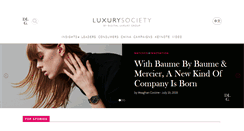 Desktop Screenshot of luxurysociety.com